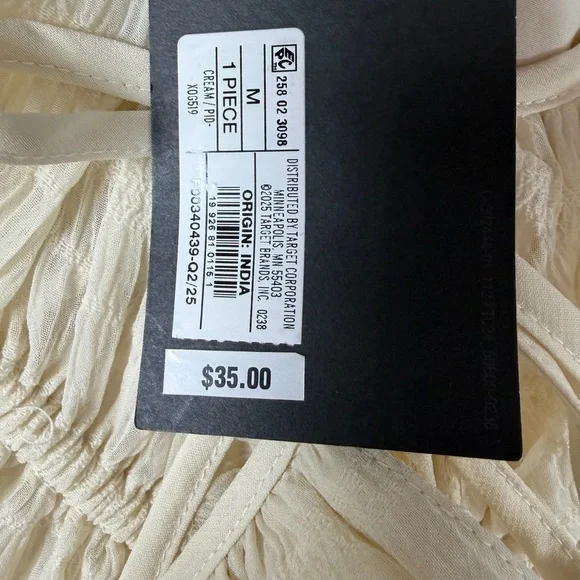 Future Collective Women's Gathered Corset Top - Cream - M - Picture 9 of 10